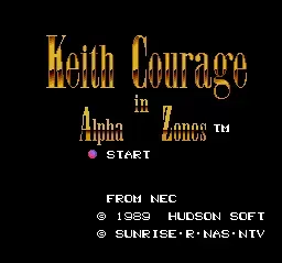 Keith Courage in Alpha Zones [PC Engine]